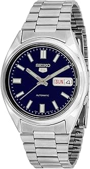 5 Automatic Blue Dial 38mm Stainless Steel Men's Watch SNXS77
