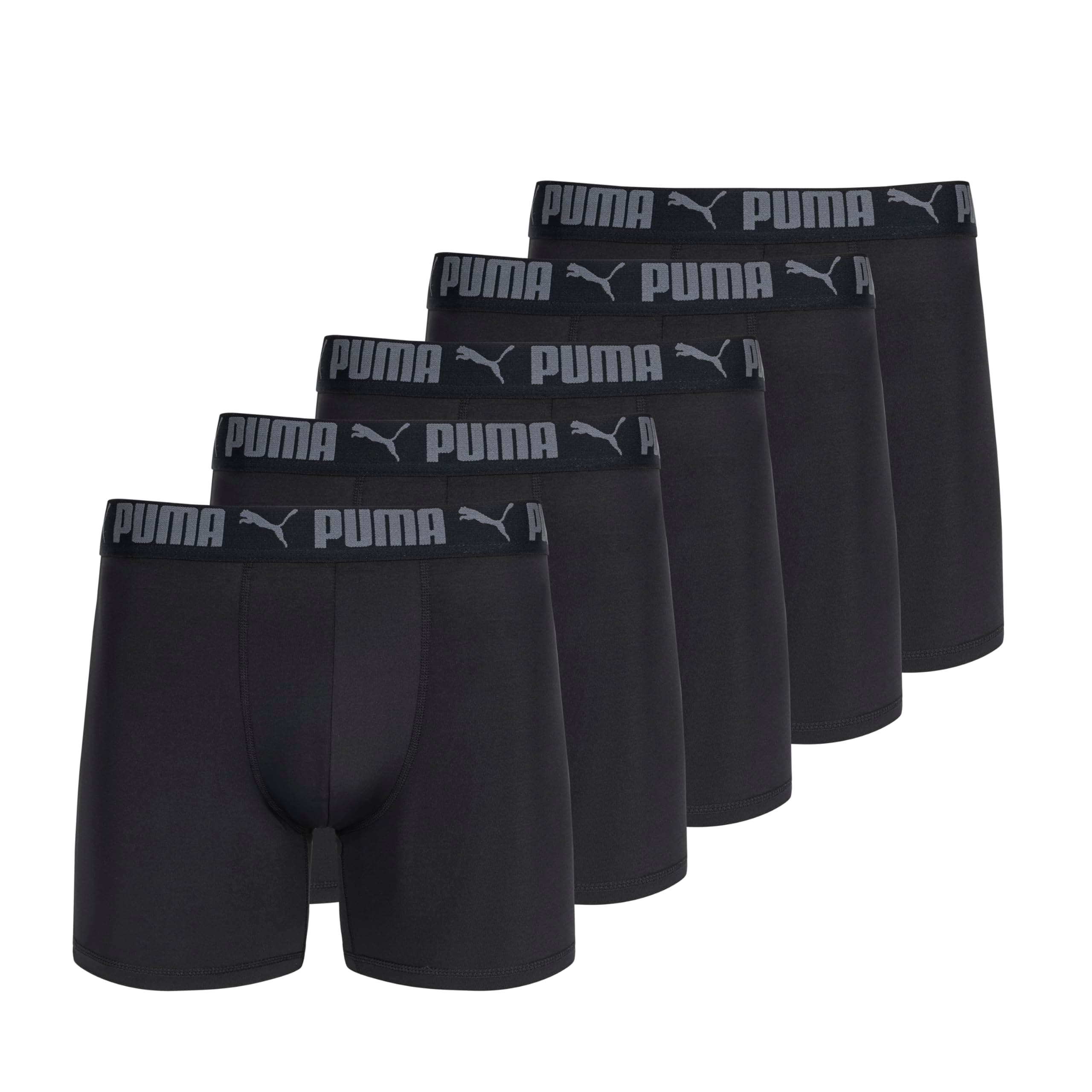 PUMA mens 5 Pack Performance Boxer Briefs Boxer Briefs