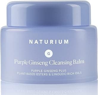 Purple Ginseng Cleansing Balm Plus Plant-Based Esters & Linoleic-Rich Oils, Smoothing Face Wash, 3.0 oz