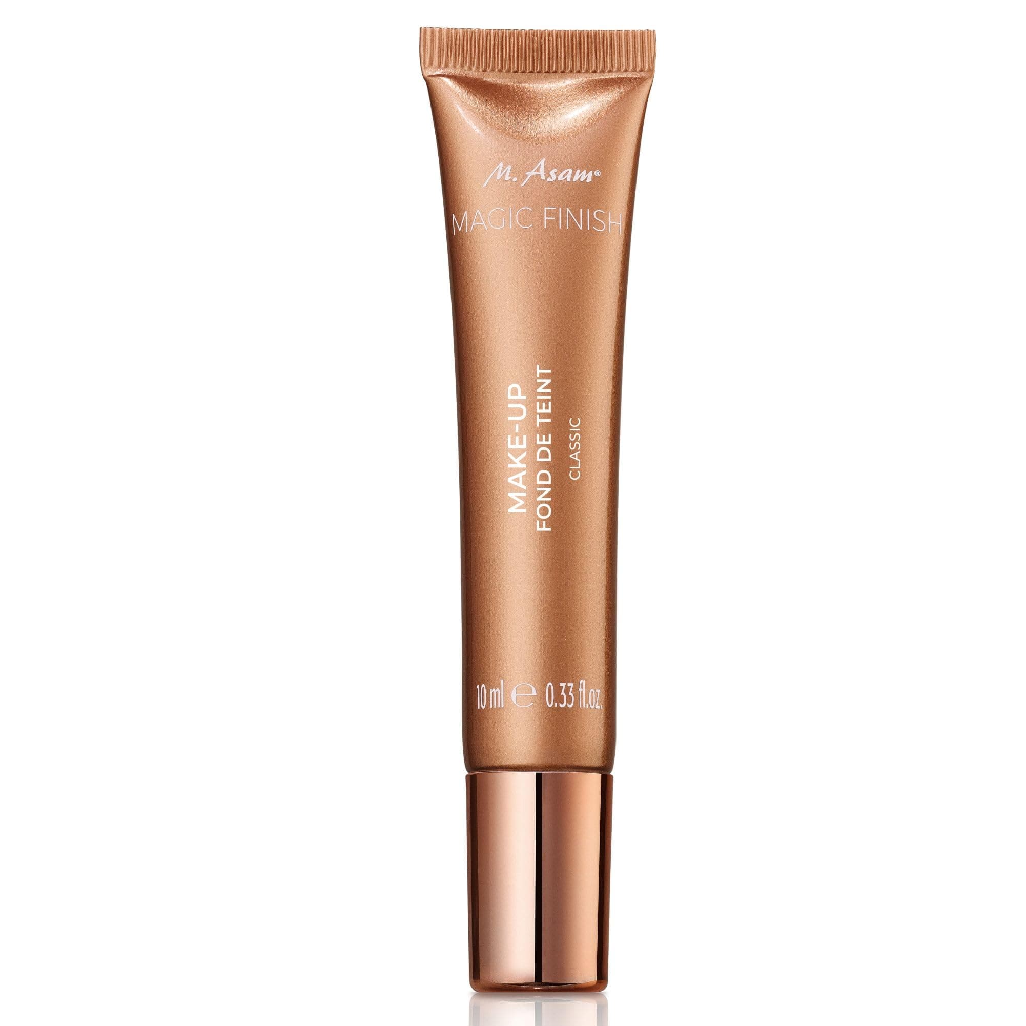 Magic Finish Make-Up Mousse Sample (Tube 10 Ml) - 4-In-1 Primer, Make-Up, Powder & Concealer, Natural Light Foundation For All Skin Types, Vegan