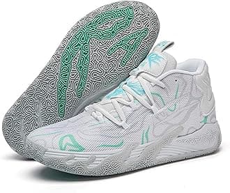 Uhclrr Men's Basketball Shoe Anti Slip Men's Basketball Shoe Men's Basketball Shoe Outdoor Sports Shoe(40 EU, F7)