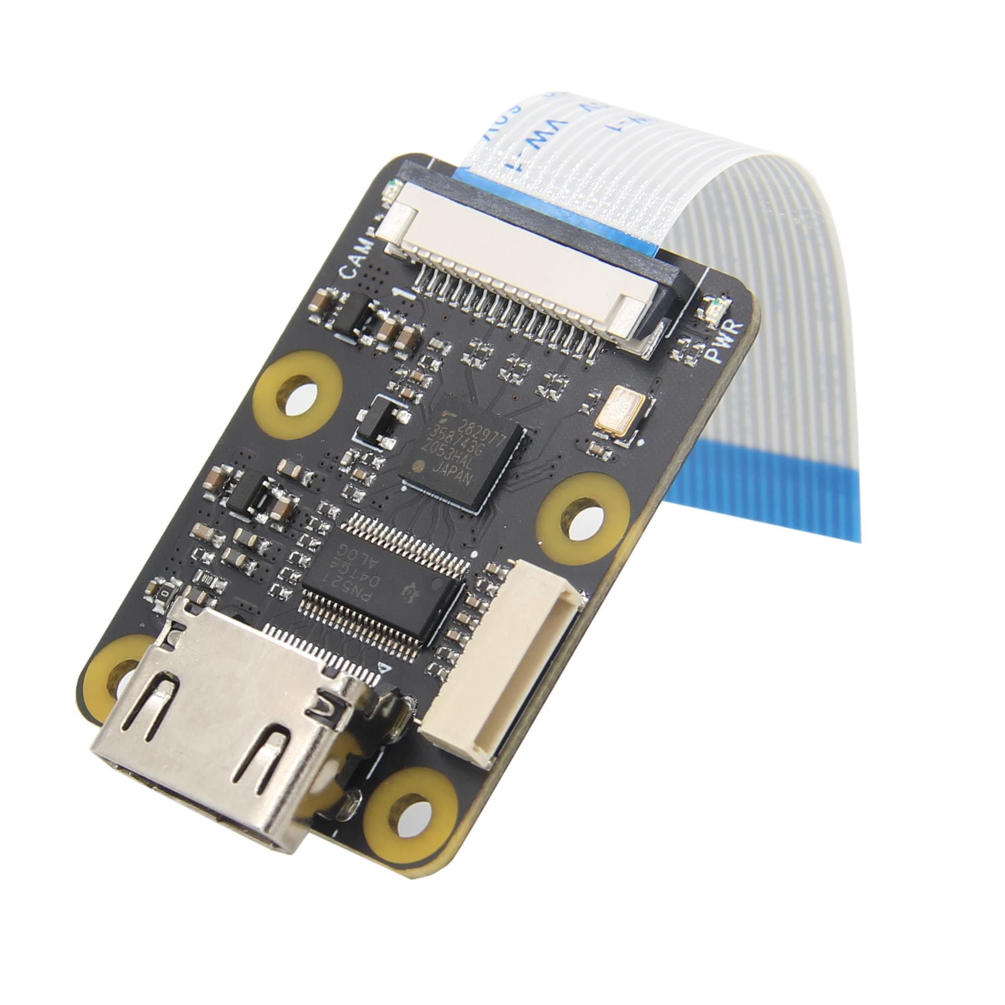 Geekworm Raspberry Pi Hdmi-comptible to CSI CSI-2 Module X630 with TC358743 Chip, Supports up to 1080p/25Fps for Raspberry Pi 4/3B+/3B/3A+/Pi Zero (W)/Zero 2 W