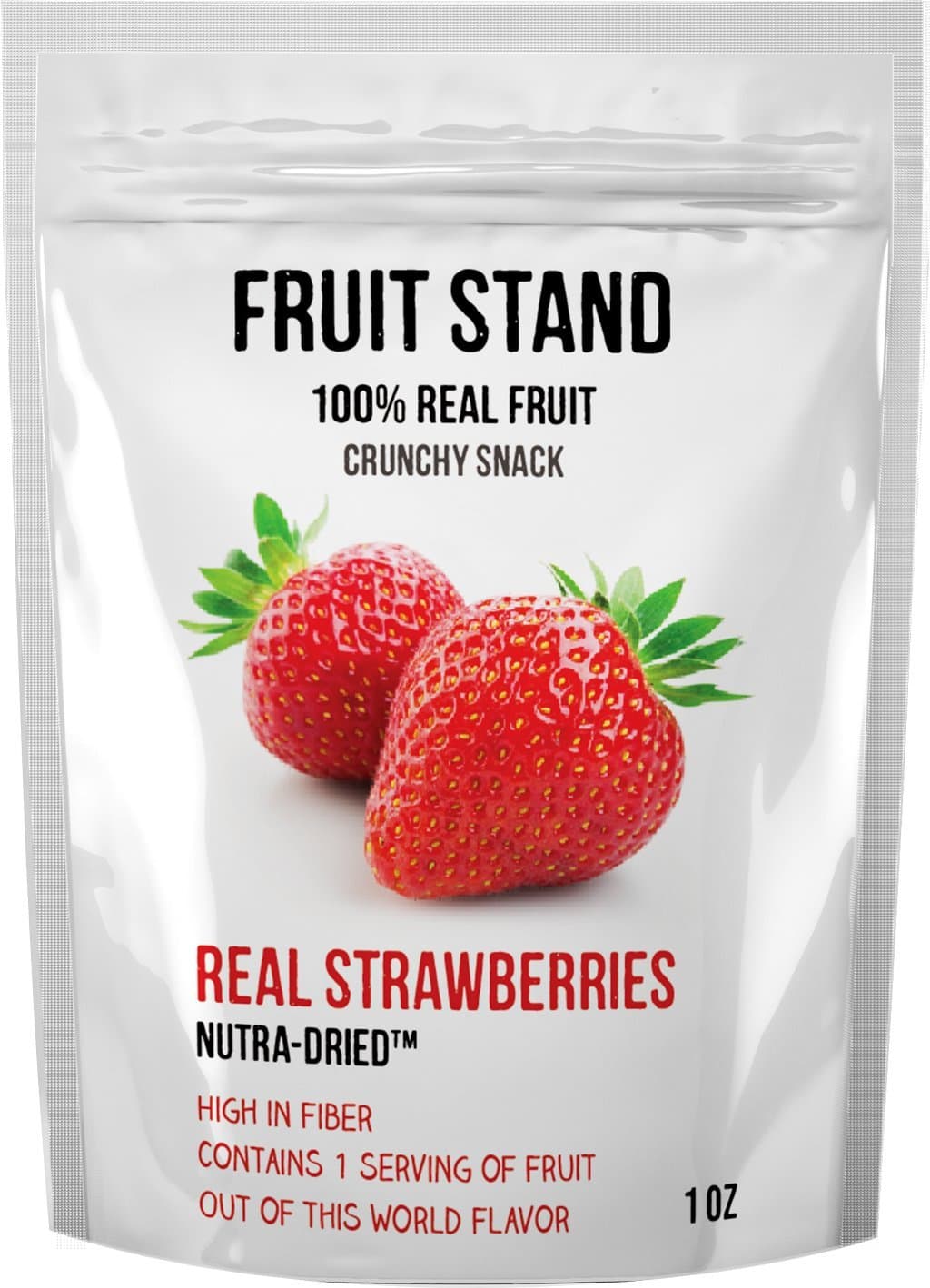 Fruit Stand Real Strawberries, 1 Ounce