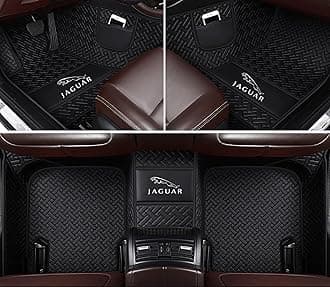 Custom 3D Leather Car Floor Mats for Jaguar XE XF XJ XJL E-Pace F-Pace I-Pace F-Type (2003-2025). with Custom Logo Option Full Coverage,Cars, SUVs, Trucks. Anti-Slip, Waterproof Mats