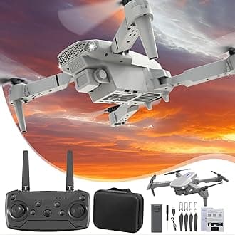 Drone with Camera 1080p HD, With High-Speed Rotation, Gesture Control, Headless Mode, One Click Take Off/Landing, 360 ° Flipping, Foldable Drone for Beginners