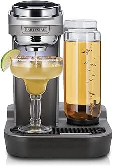 Duet Cocktail Machine and Margarita Maker - Compact Home Bartender Mixologist Drink Mixer with 2 Glass Spirit Bottles - Automatic Machine Creates Premium Cocktails and Mocktails in Seconds