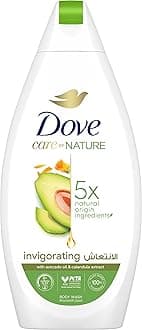 Care by Nature INVIGORATING Body Wash, with renew blend technology, Avocado & Calendula, with ¼ moisturising cream, 500ml