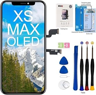 EFAITHFIX for iPhone Xs MAX OLED Screen Replacement [NOT LCD] 6.5 inch Display Digitizer 3D Touch Screen Full Assembly with Repair Kit Waterproof Adhesive Tempered Glass A1921/A2101/A2102/A2103/A2104
