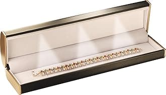 LED Black Bracelet Box for Birthday, Valentine' Day, Mother's Day, Father's Day, Christmas...Luxury LED Bracelet Necklace Jewelry Gift Box with Light for Women for Girls for Men