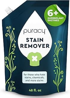 Laundry Stain Remover Refill - Perfect Laundry, Pure Ingredients - with 6 SuperPlant Enzymes for Easy Removal of Fresh and Set-In Clothing Stains, 98.95% from Mother Nature, 48 Oz
