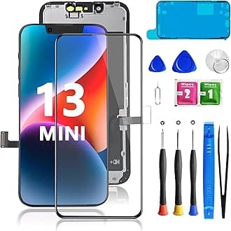 for iPhone 13 Mini Screen Replacement 5.4 inch, 3D Touch LCD Display Digitizer Assembly with Repair Tools,Compatible Model A2481, A2626, A2628, A2629, A2630
