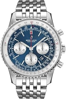 Navitimer 1 Chronograph Automatic Chronometer Aurora Blue Dial Men's Watch AB0127211C1A1