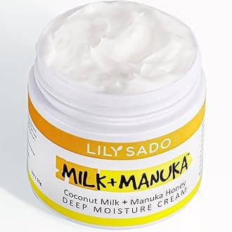 MILK+MANUKA™ Coconut Milk and Manuka Honey Natural Face Moisturizer - Non Greasy Organic Facial Cream with Cocoa Butter and Gotu Kola - Amazing Anti-aging Formula