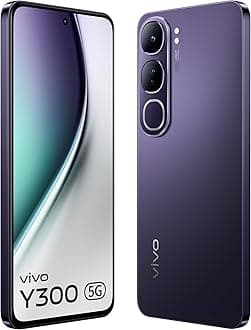 Vivo Y300 5G (Phantom Purple, 8GB RAM, 256GB Storage) with No Cost EMI/Additional Exchange Offers