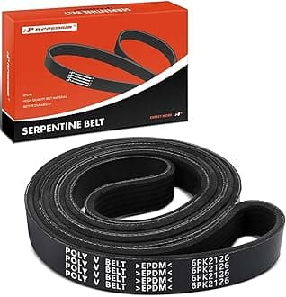A-Premium 83.68 Inch Engine Serpentine Belt Compatible with Dodge, Cadillac, Hyundai, Ford, Kia, Mercedes-Benz, Chrysler, Lexus, Saab & Mazda Cars - Sonata 2011-2014, Ranger, Tucson, Focus & More