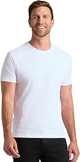 True Classic Men's Cotton Blend Round Neck T-Shirt, Half Sleeve, Black