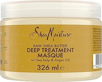 SheaMoisture Raw Shea Butter Deep Hair Treatment Mask silicone and sulphate free hair mask for dry, damaged or transitioning hair 326 ml