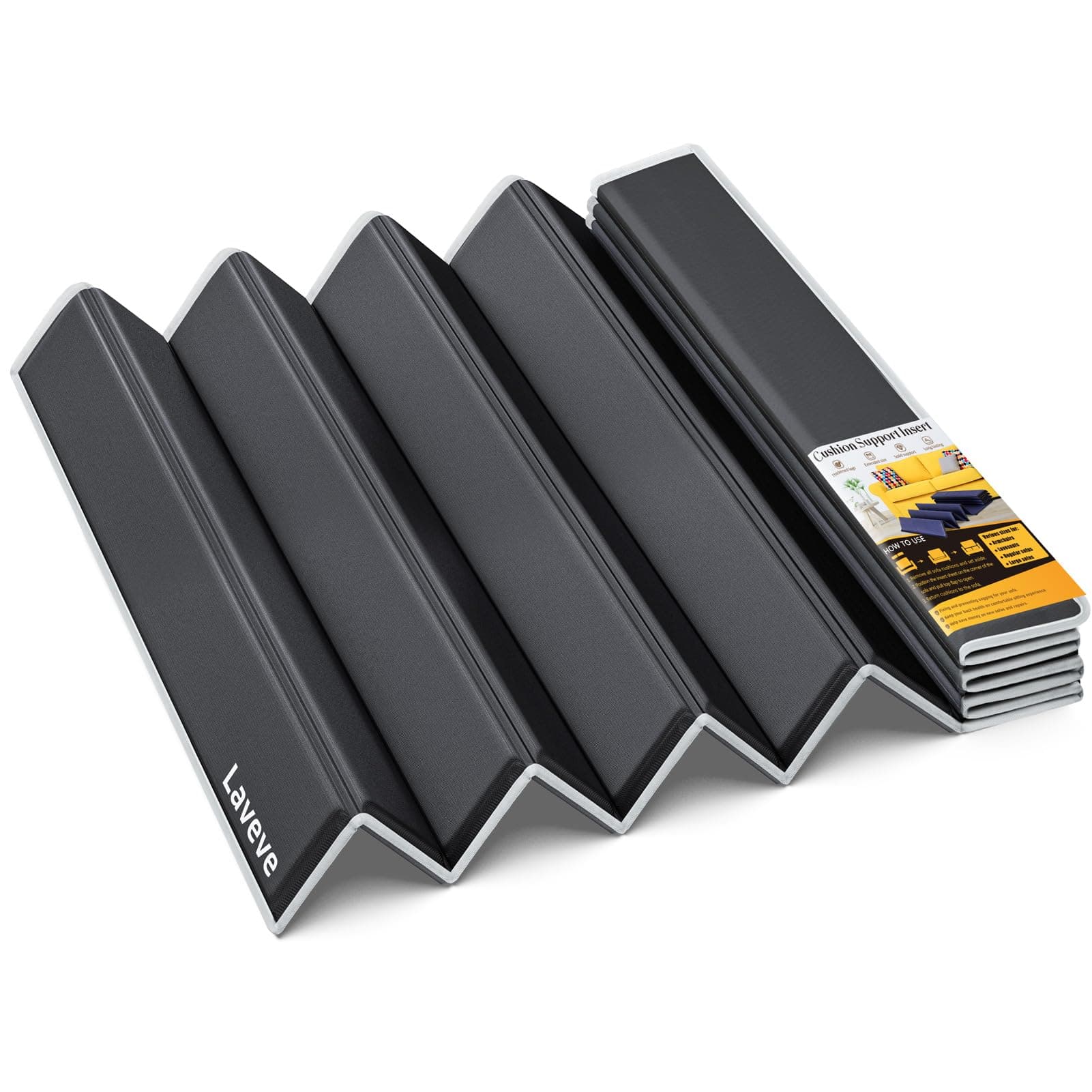 LAVEVE Premium Couch Cushion Support - 23''x81'' Solid Wood Sofa Board, Heavy Duty Sofa Stiffener, Adjustable Seat Cushion for Sofas, Loveseats, and Recliners, Prevents Sag, Increases Comfort