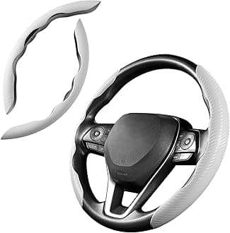 Car Carbon Fiber Anti-Slip Steering Wheel Cover