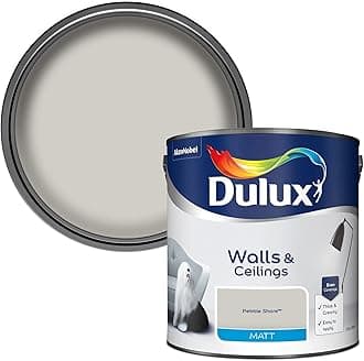 Dulux Matt Emulsion Paint For Walls And Ceilings - Pebble Shore 2.5 Litres
