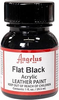 Angelus Angelus Acrylic Paint, Flat Black, 1.0 fl oz (29.5 ml)