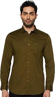 Men’s Slim Fit Full Sleeve Casual Shirt in Twill Weave Cotton