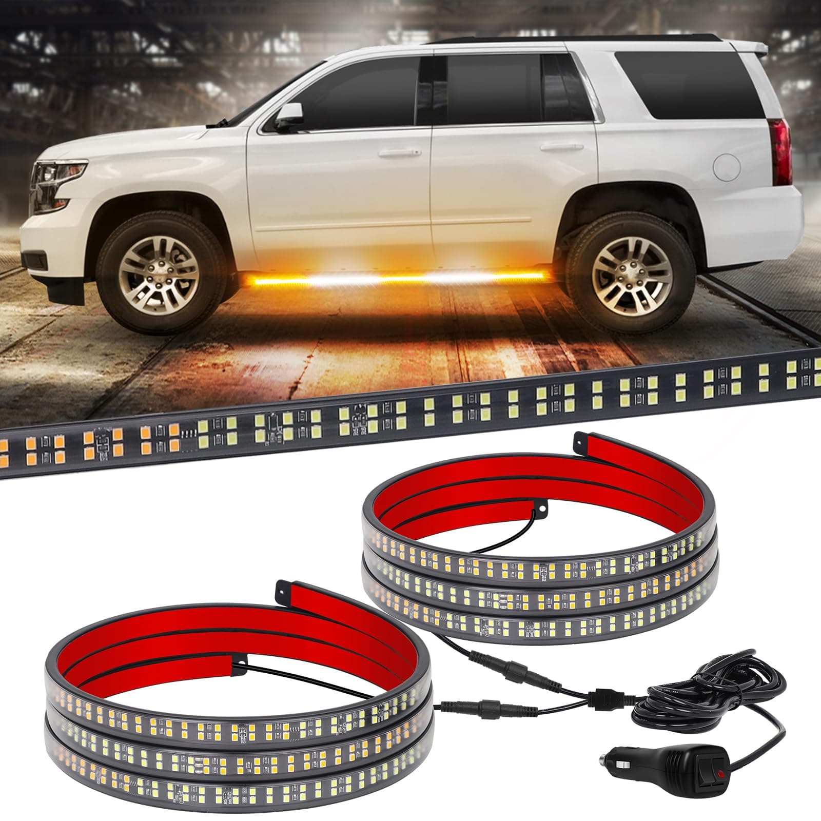60 inch Running Board Strobe Lights