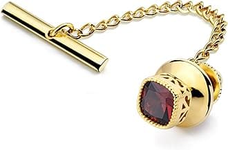 Tie Pins Tie Tacks for Men,Crystal Tie Pin with Chain,Wedding Business Accessories.