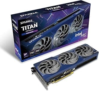 Sparkle Intel Arc B580 Titan OC, 12GB GDDR6, Torn Cooling 2.0, Axial Fan, Breathing Light, Metal Backplate, SB580T-12GOC