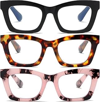 Oprah- Readers for Women - Stylis Style Reading Glasses with Blue Light Blocking and Spring Hinge