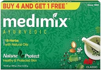 Medimix Ayurvedic Classic 18 Herbs Soap, 125g (Pack Of 5)