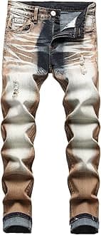 mens Slim Fit Stretch Jeans for Men Sweatpants