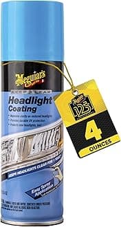 Keep Clear Headlight Coating, Maintain Like-New Clarity of Your Headlights with an Easy-to-Use Formula and UV Protection that Lasts All Year Long, 4 Ounce Aerosol