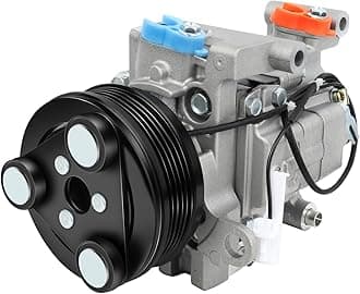 AC Compressor 2004-2009 Fit for Mazda 3 2.0L 2006-2010 for Mazda 5 2.3L Fast Cooling A/C Compressor with Clutch