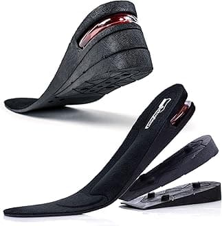 Burlingham's Shoe Lifts for Men and Women | Elevated, Cushioned Heel Inserts and Arch Support Insoles | Lifted, Supportive Comfort | and Breathable (2.75'' Height)