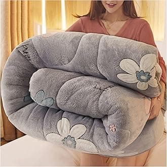 RRNAR Down Duvet, Cashmere Quilt, Quilt/quilts, Comforter, Winter Quilt Thicken Lamb Cashmere Duvet for All Seasons, Soft and Durable Heavy Quilts, Machine Washable,K,150x200cm(2.5kg) [Energy Class A]