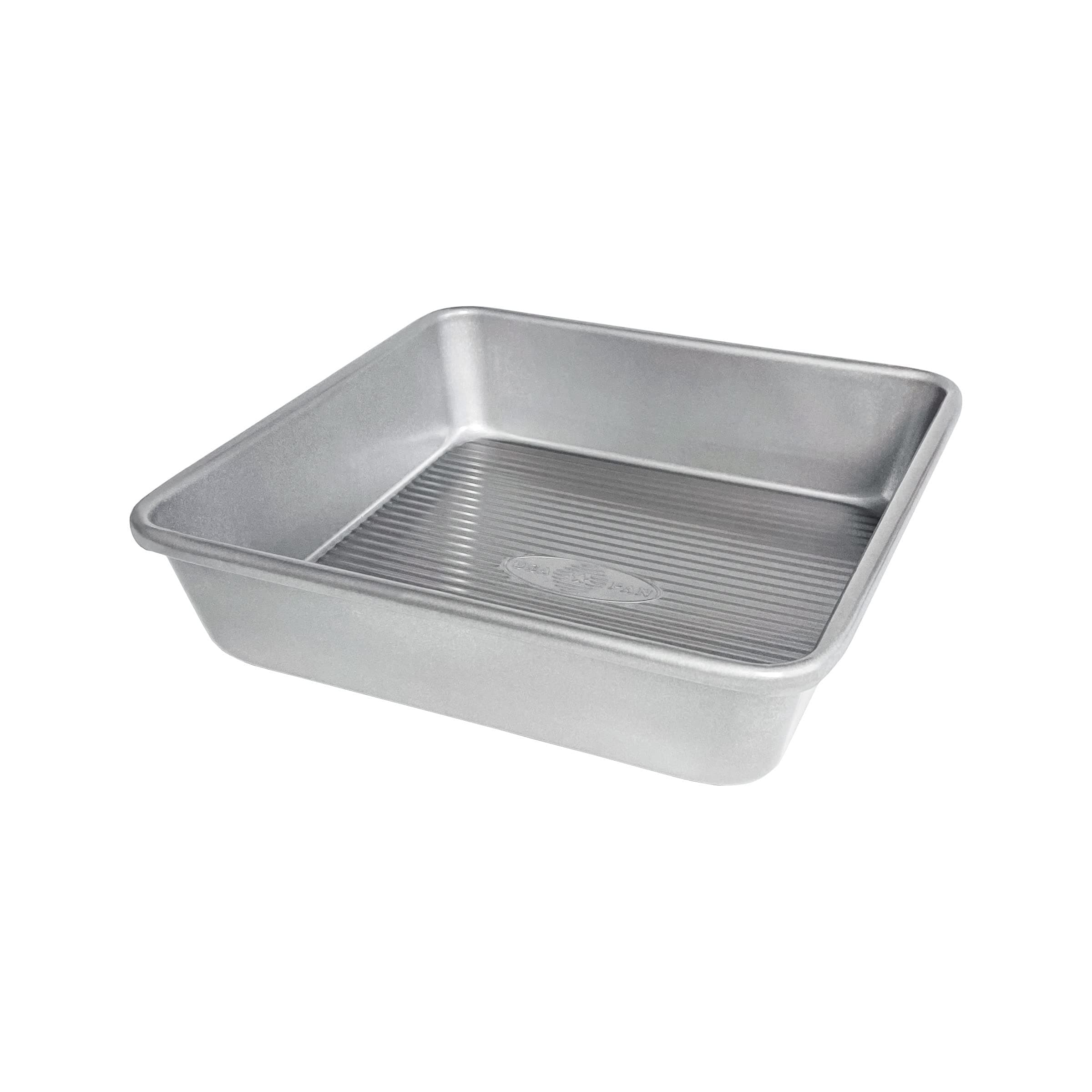 USA Pan Bakeware Seamless Nonstick Square Baking Pan, 8 x 8 x 2