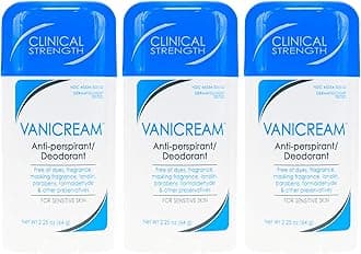 Vanicream Anti-Perspirant Deodorant Clinical Strength Sensitive Skin - 2.25 oz, Pack of 3