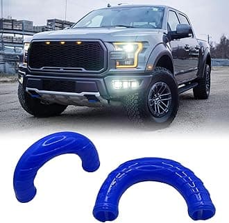 Tow Hooks Covers Fit for Ford F150 Accessories 2004-2024 Toyota Tundra Accessories 2017-2021(Blue)