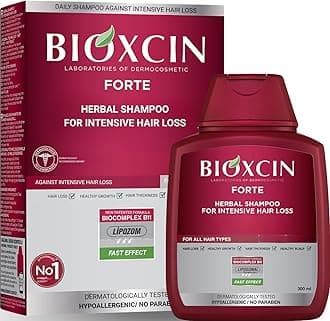 Hair Loss Shampoo Daily Care Treatment for Men &Women, Sensitive Scalp Formula Herbal Shampoo for Hair Growth, Complete Care Thickening & Nourishing Conditioner Intensive Hair Loss 300ml Red