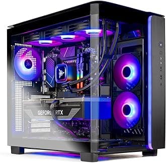 Skytech King 95 Gaming PC Desktop, Ryzen 7 9700X 3.8 GHz (5.5GHz Turbo Boost), NVIDIA RTX 5070 12GB GDDR7, 1TB Gen4 SSD, 32GB DDR5 RAM 6000 RGB, 850W Gold PSU, 360mm ARGB AIO, Wi-Fi, Win 11 Home