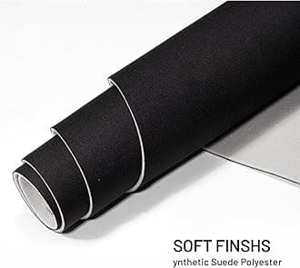 Auto Headliner Fabric 38" L × 60" W Mesh Type with Foam Backing - Tube Packaging - Black Interior Replacement Material for Car/Truck/SUV/RV Roof - Home Repair/DIY Headliner Material