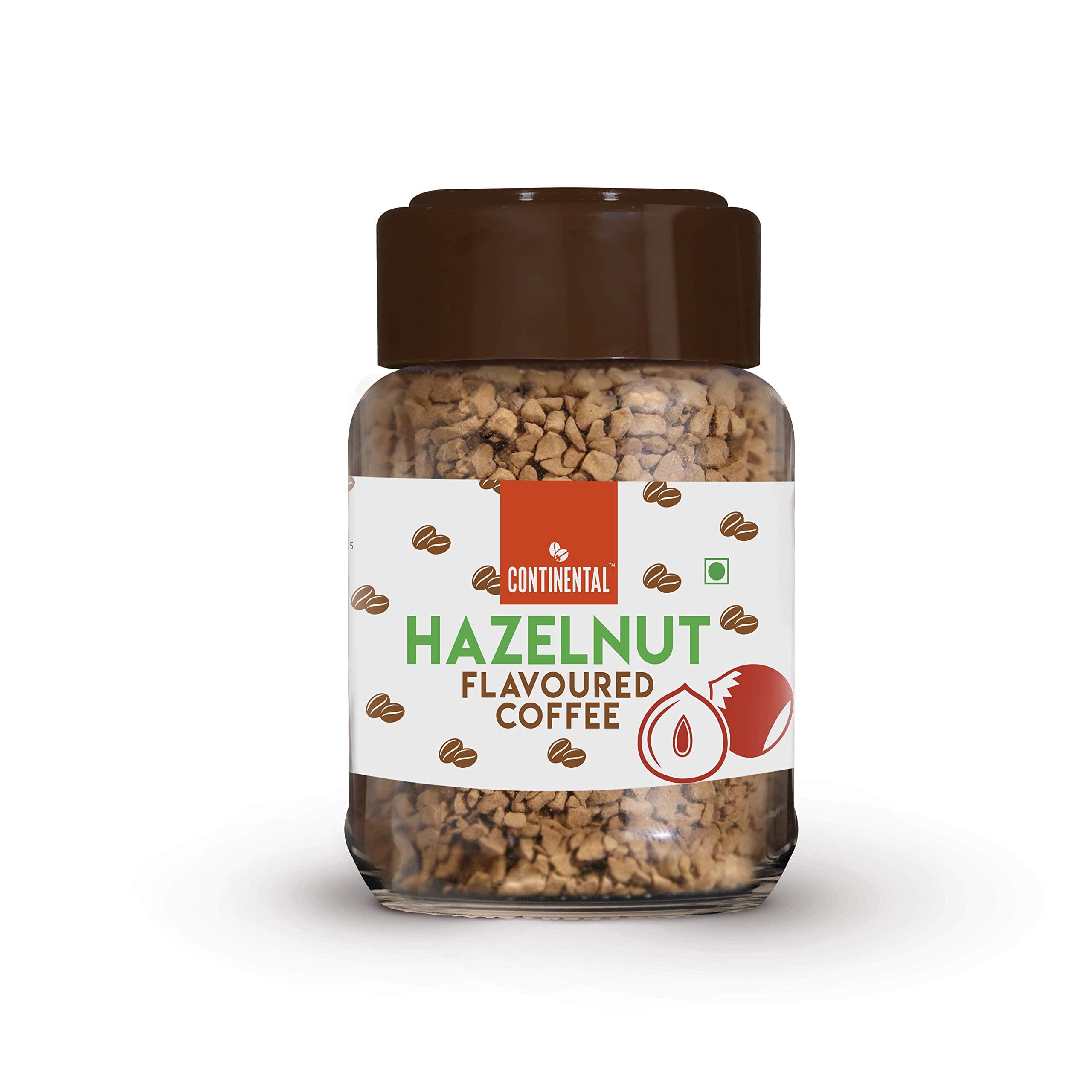 Continental Hazelnut Flavoured Coffee 50g Jar