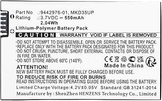 Synergy Digital Car Key Remote Battery, Compatible with BMW 6GT Car Key Remote, (Li-Pol, 3.7V, 550mAh) Ultra High Capacity, Replacement for BMW MKD35UP Battery