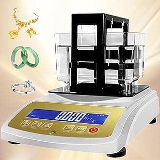 Digital Gold Purity Analyzer Meter ，K Value Tester & Density Meter for Gold Silver，Precious Metal Testing Machine ，Jewelry Tools，Electronic Purity Content Detector (WLD-120K)