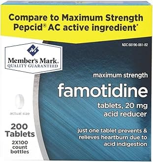 Phixnozar Members Mark Member'S Mark 20 Mg Famotidine Acid Reducer