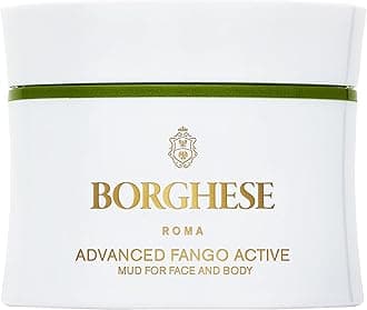 Borghese Advanced Fango Active Mud Mask - Nourishing & Exfoliating Face Mask with Bentonite Clay & Hyaluronic Acid For Normal, Combination & Oily Skin