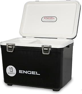 13qt Leak-Proof, Air Tight, Drybox Cooler and Small Hard Shell Lunchbox for Men and Women