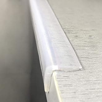 Edge Protector 100% Silicone, Baby Proof Angles Clear Guards, Glue Pre-Strip Soft for Kids Safety, Furniture Table Cabinets