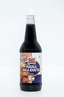 RK HOME MADE NATURAL SYRUP| Masala Kala Khatta Syrup Concentrated Syrups & Squash | Gluten Free | 100% Vegan & Low Fat | A Perfect Drink For House Parties, Picnics etc To Everyone's Delight 750 - Ml